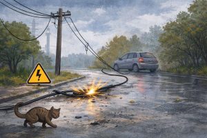 Оборванный провод на улице: как обеспечить безопасность для себя, детей и питомцев